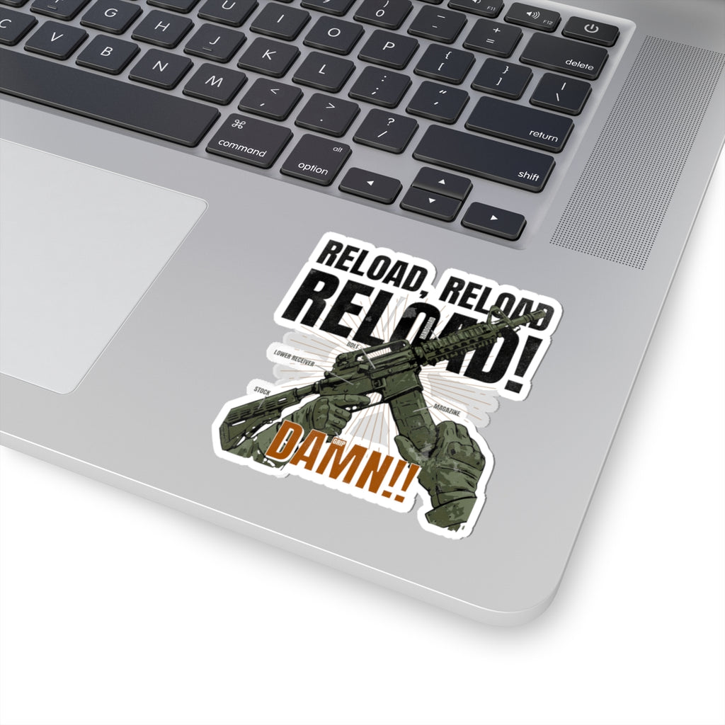 The "Reload Panic" sticker | Funny FPS Gaming Gear - FVGF