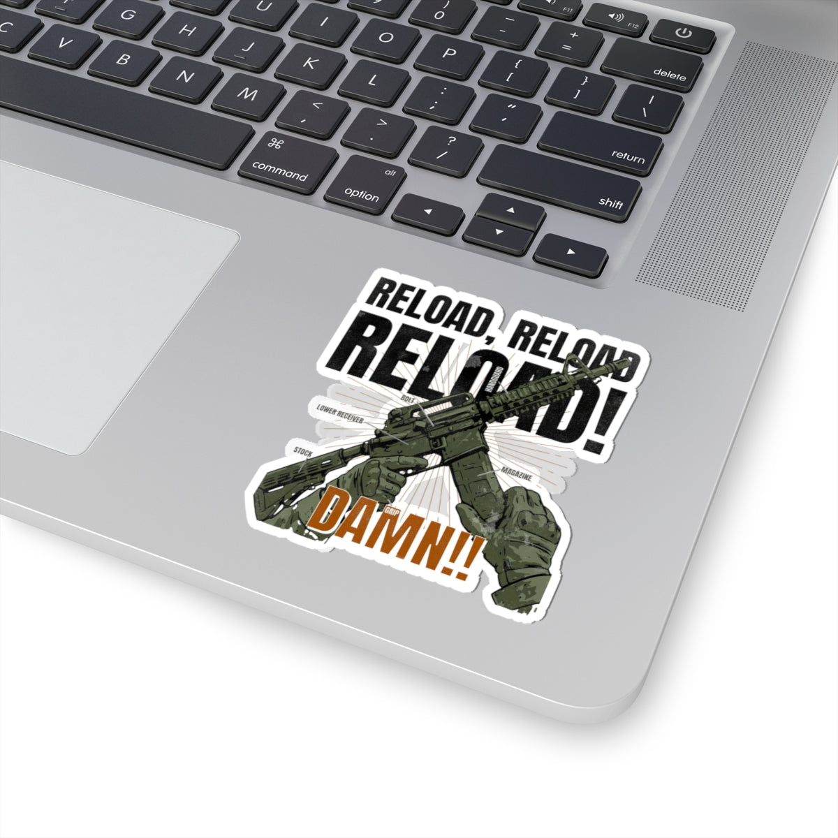 The "Reload Panic" sticker | Funny FPS Gaming Gear - FVGF