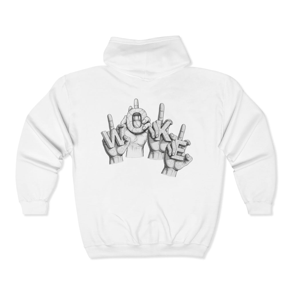 F*ck Woke (Novelty) - Zip hoodie
