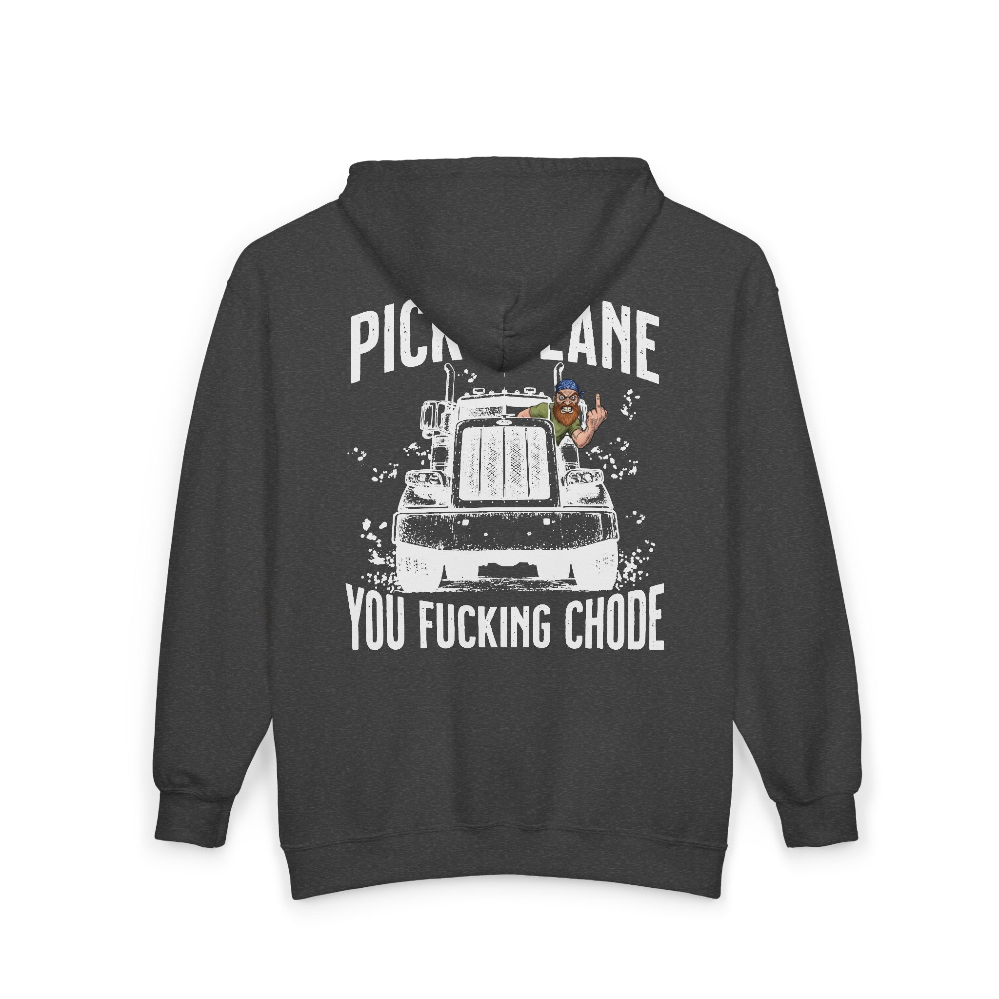 Pick a lane you chode (Men's) - Zip hoodie