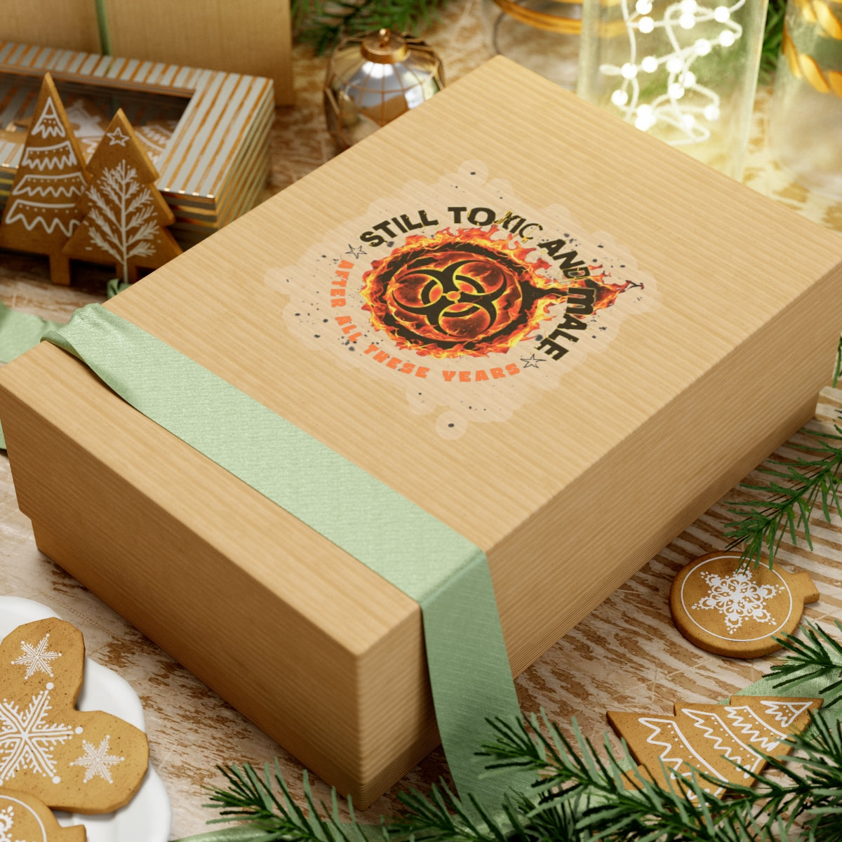 Still Toxic and Male (Fire Symbol) - Sticker