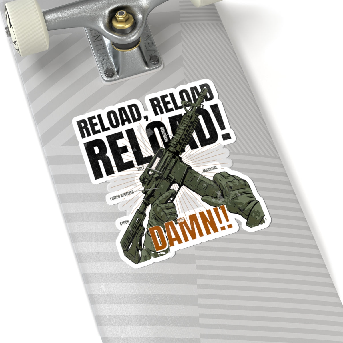 The "Reload Panic" sticker | Funny FPS Gaming Gear - FVGF