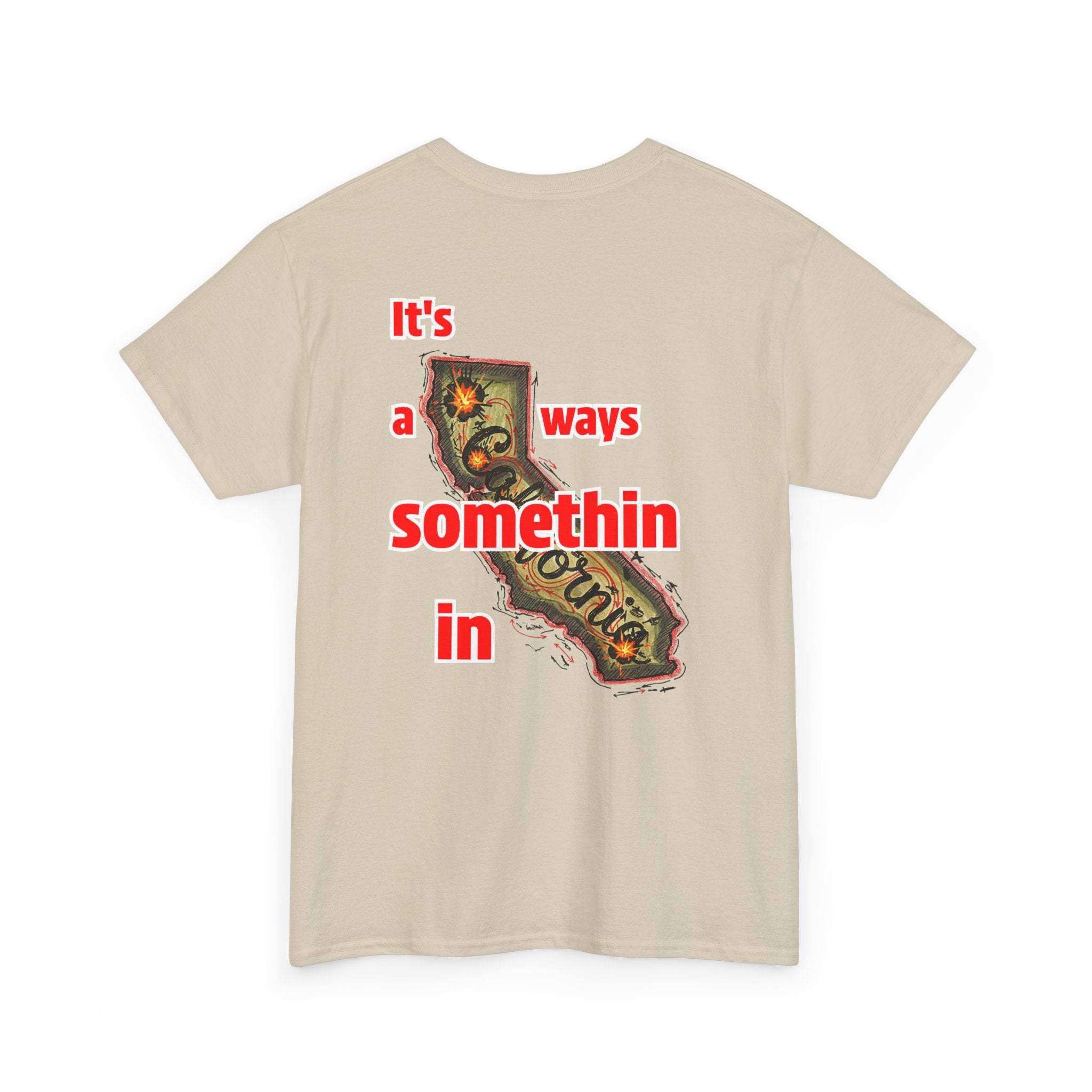 Crazy California T-shirt (Novelty / Tilted)