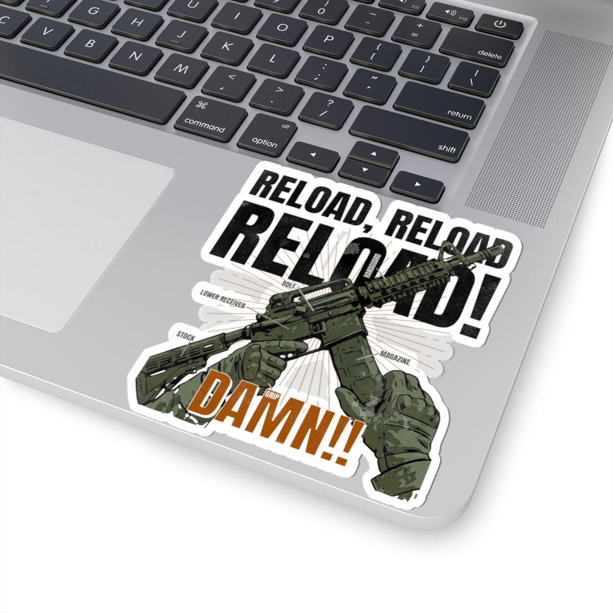 The "Reload Panic" sticker | Funny FPS Gaming Gear - FVGF