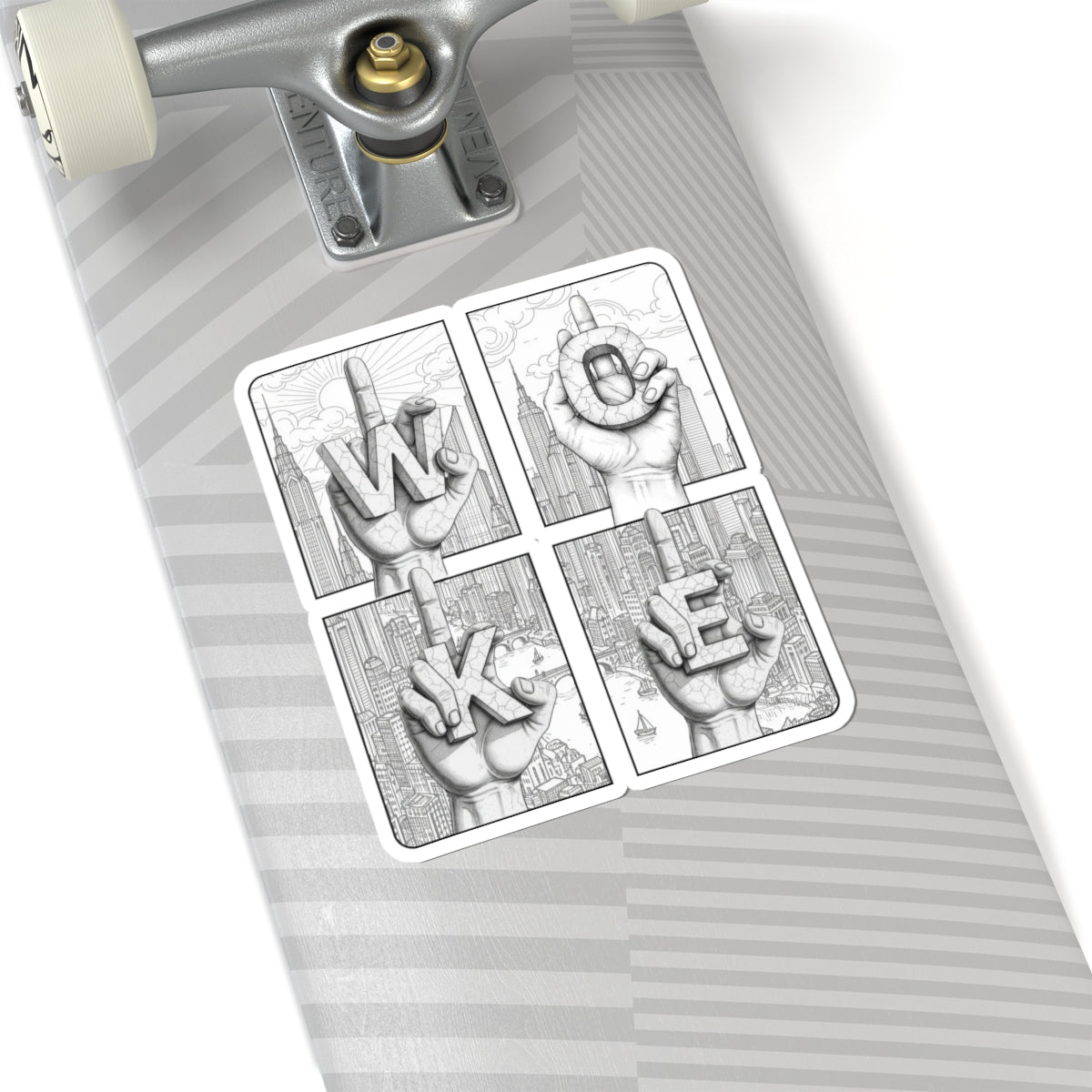 F*uck Woke (Novelty / Metro) - Sticker