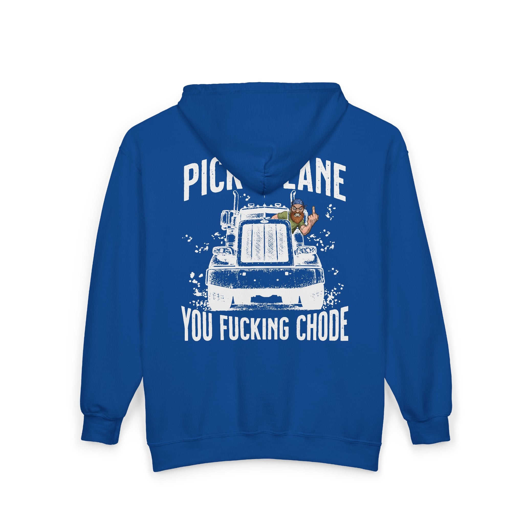 Pick a lane you chode (Men's) - Zip hoodie