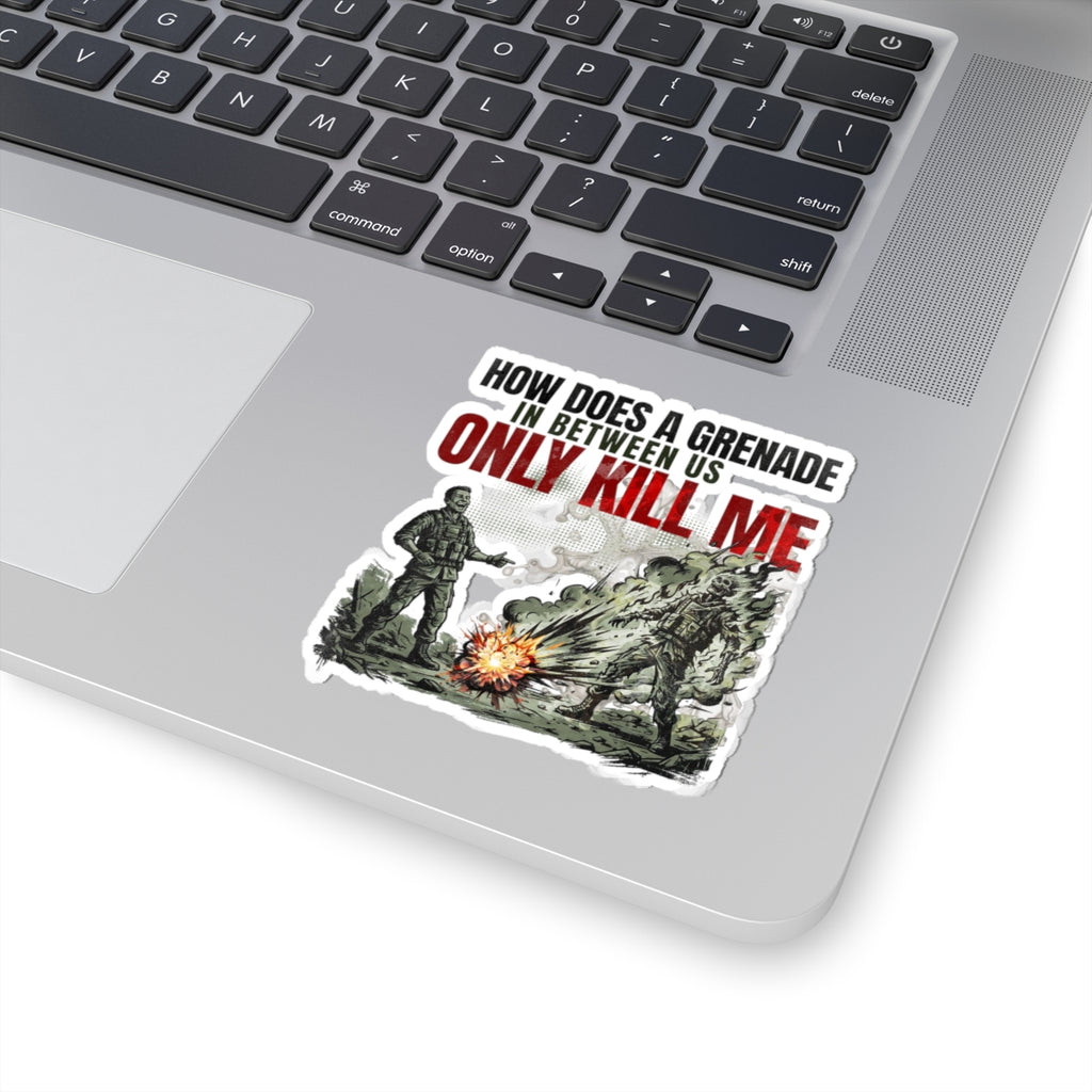 The "Grenade Logic" | Funny FPS Gaming Sticker - FVGF