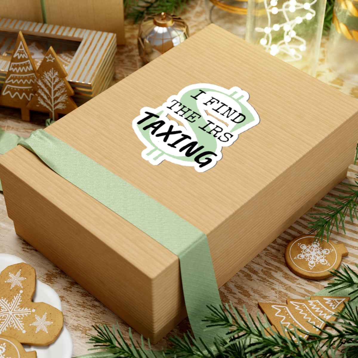 I find the IRS Taxing - Sticker