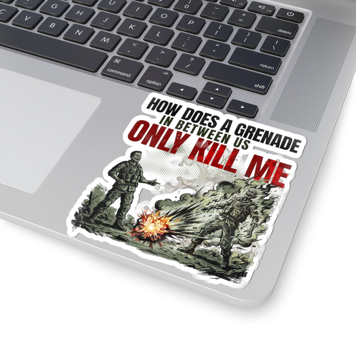 The "Grenade Logic" | Funny FPS Gaming Sticker - FVGF