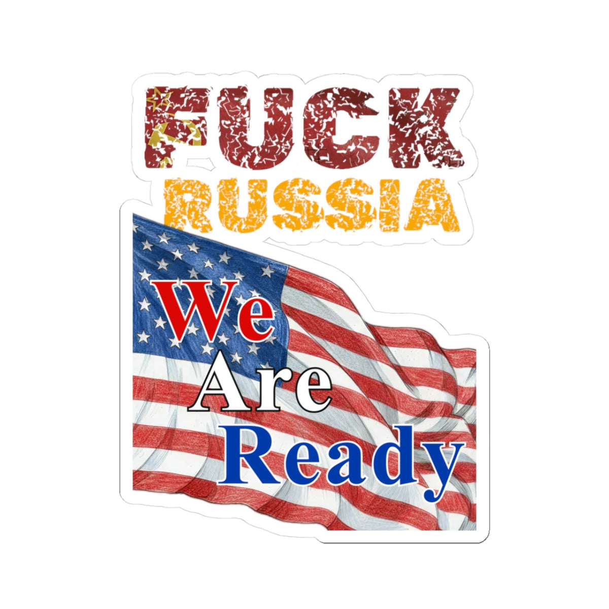 F*ck Russia - Sticker
