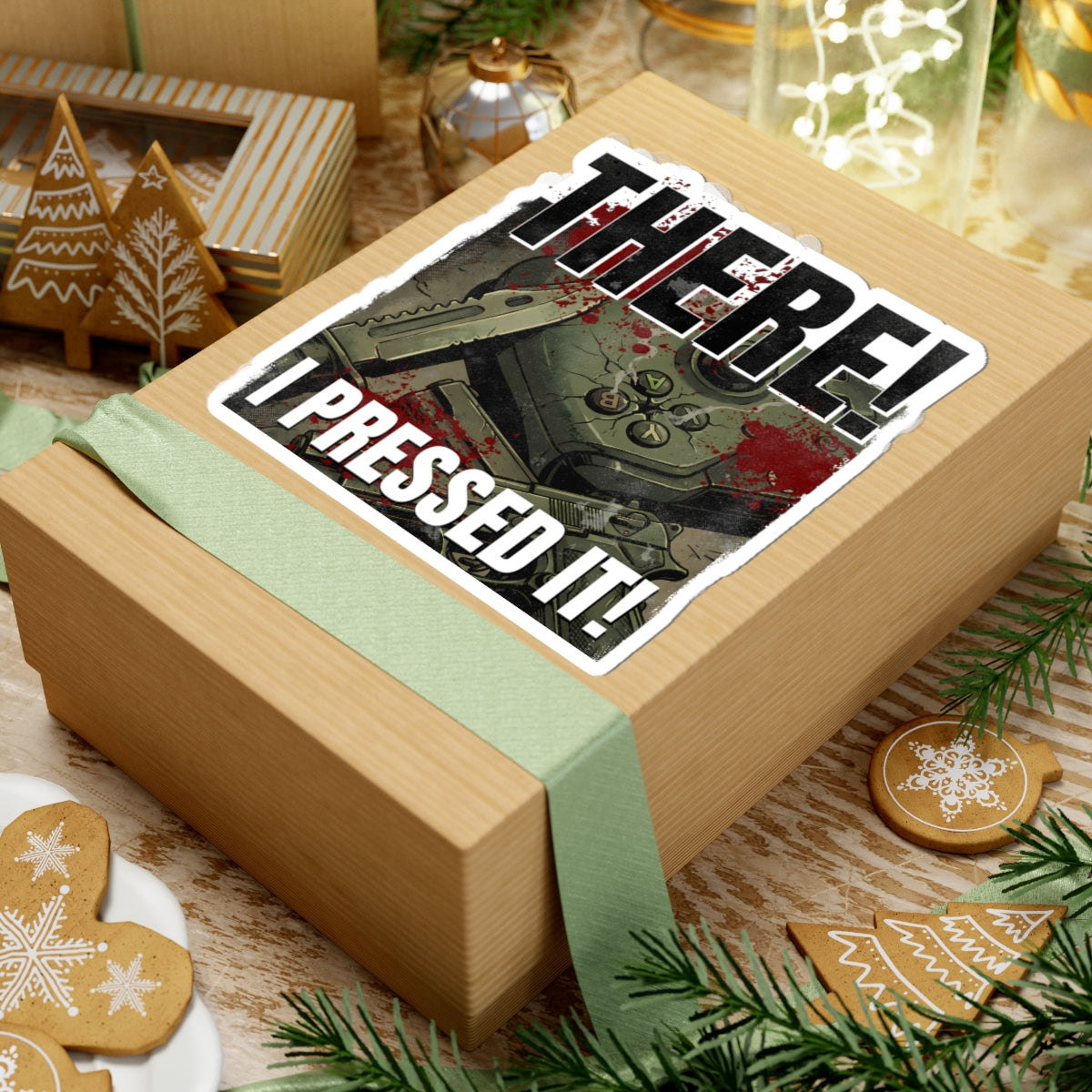 "I Pressed It!" Sticker | Funny Gamer Rage - FVGF