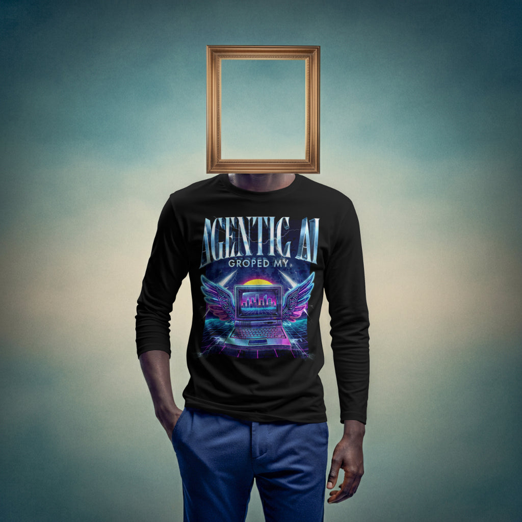 AI Groped My Laptop - AI Idiots - T-shirt