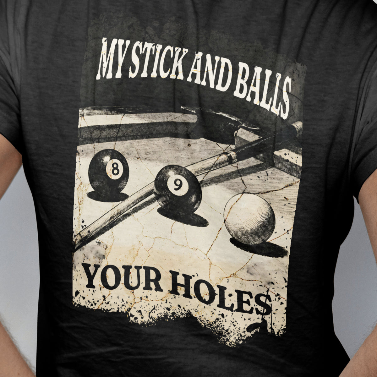 My stick and balls (Classic) - T-shirt