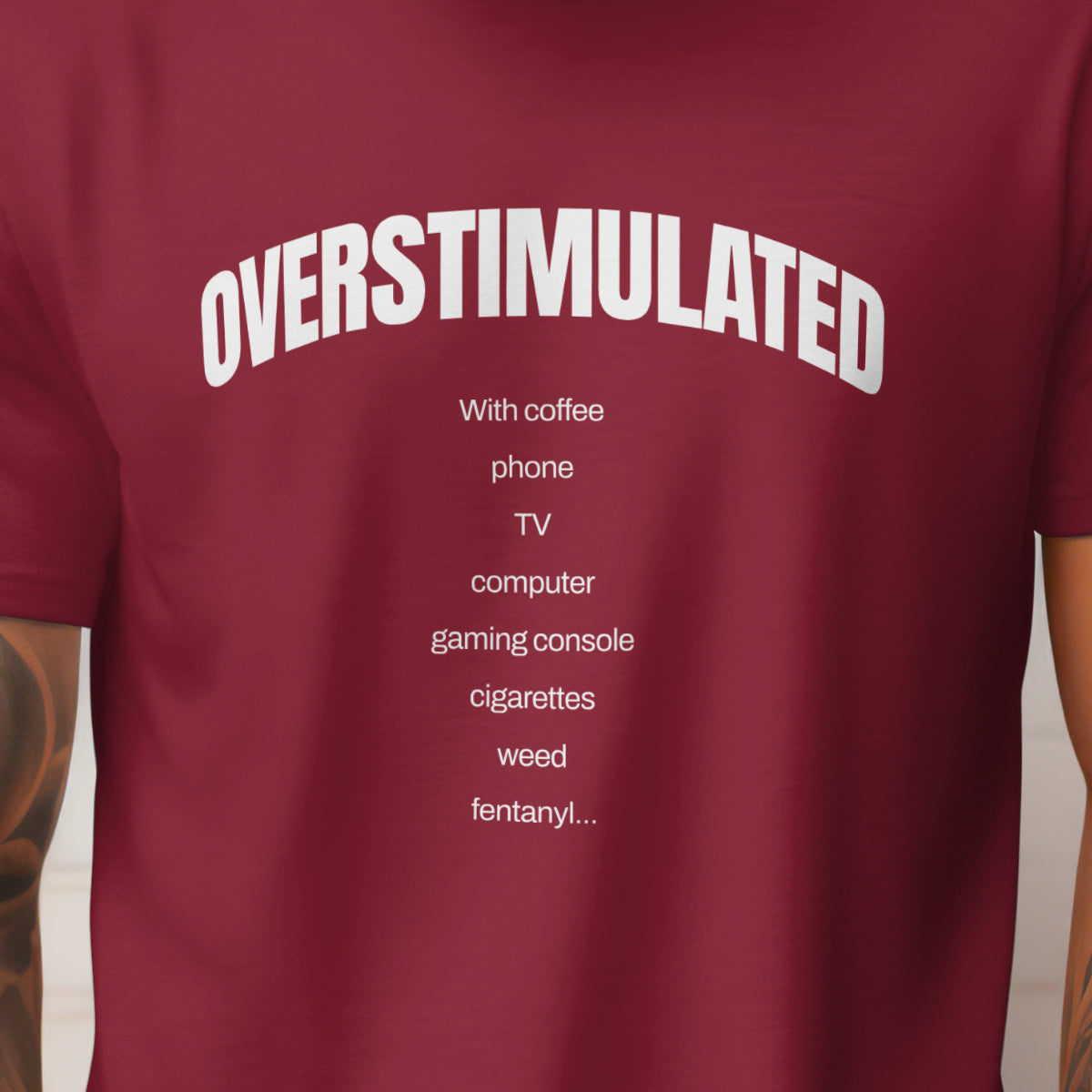 Overstimulated with coffee and everything! - T-shirt