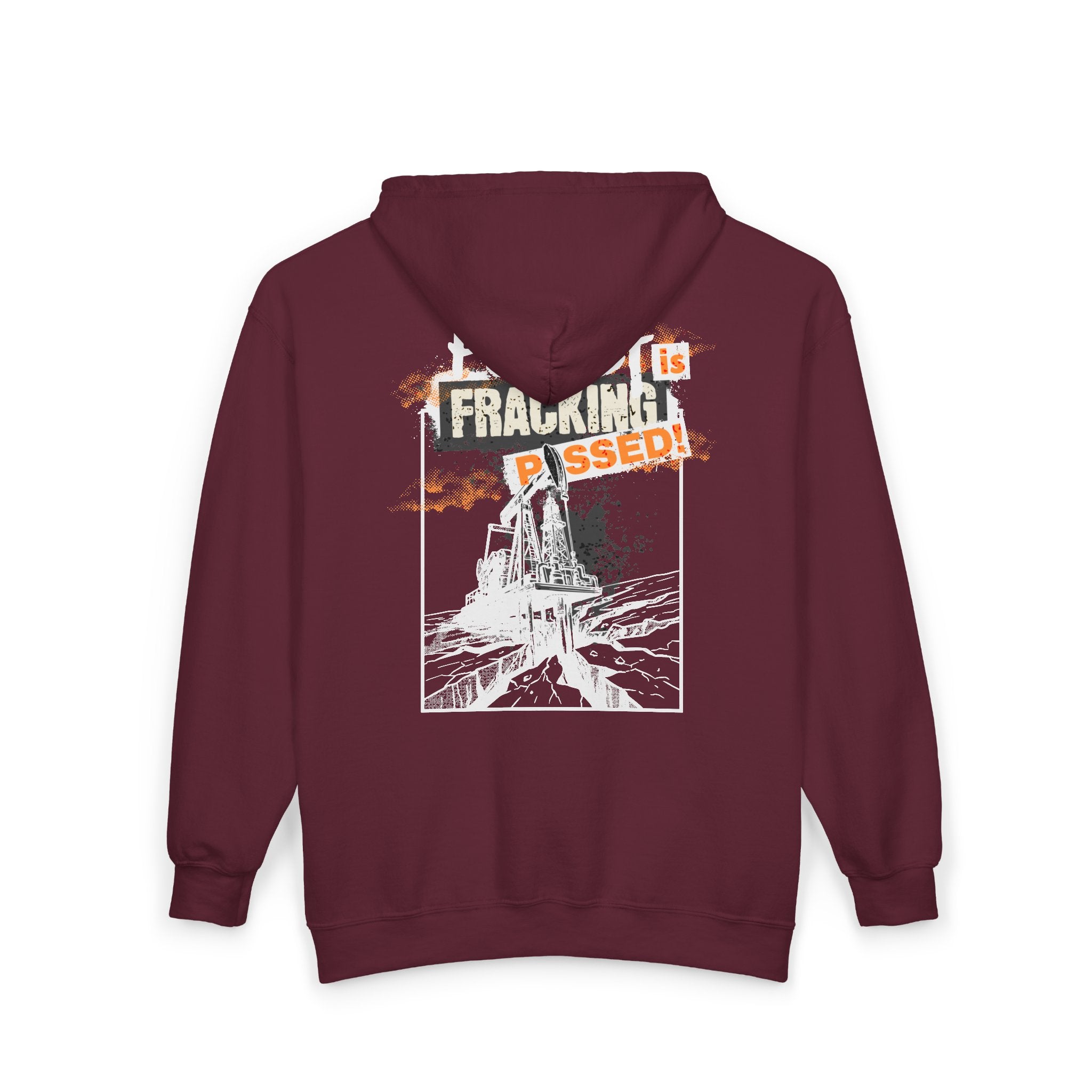 The Planet is Fracking Pissed - Zip hoodie