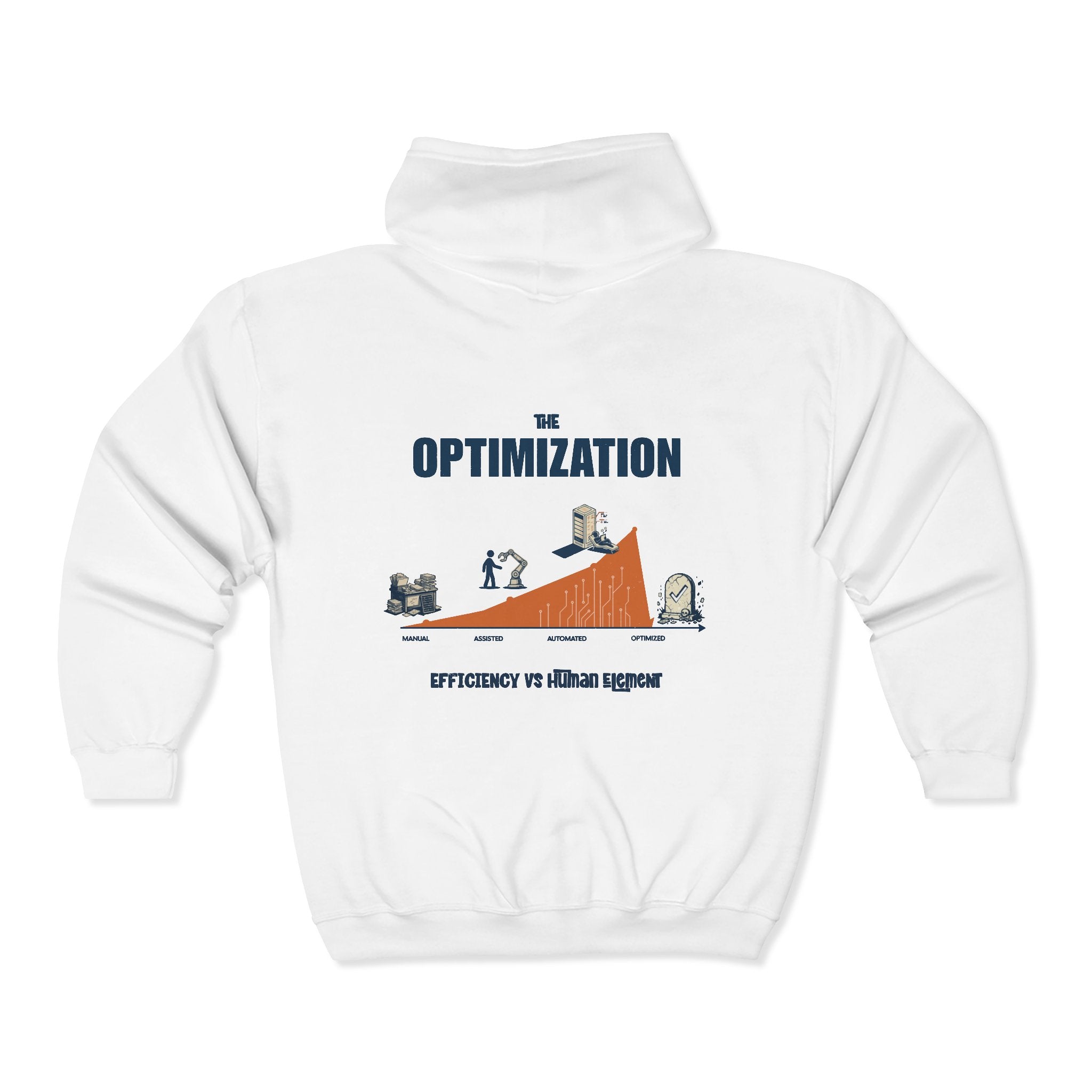 AI vs Humans - AI Idiots - Zip hoodie