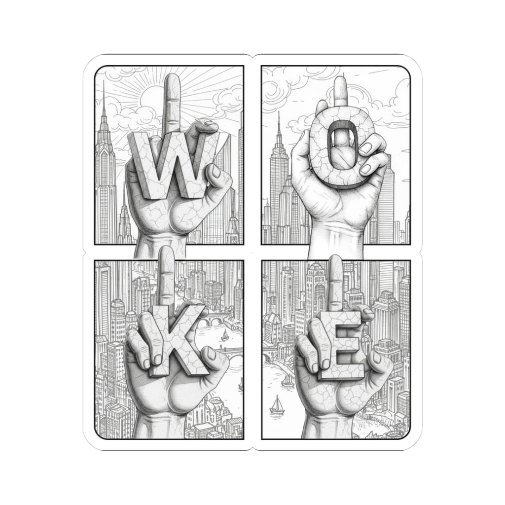 F*uck Woke (Novelty / Metro) - Sticker