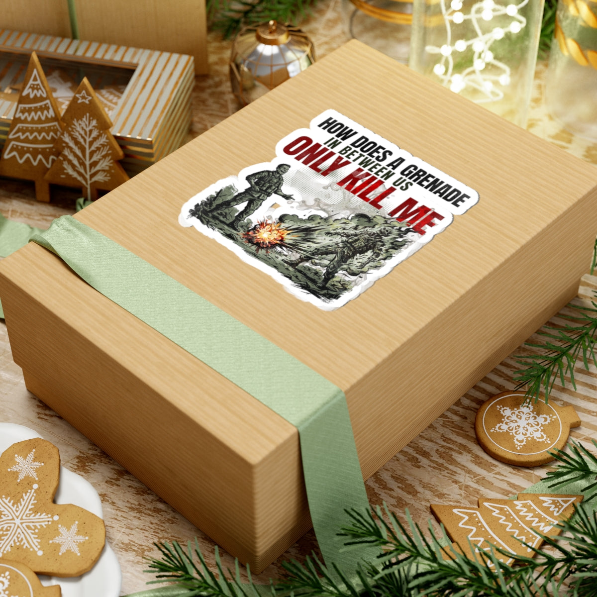 The "Grenade Logic" | Funny FPS Gaming Sticker - FVGF