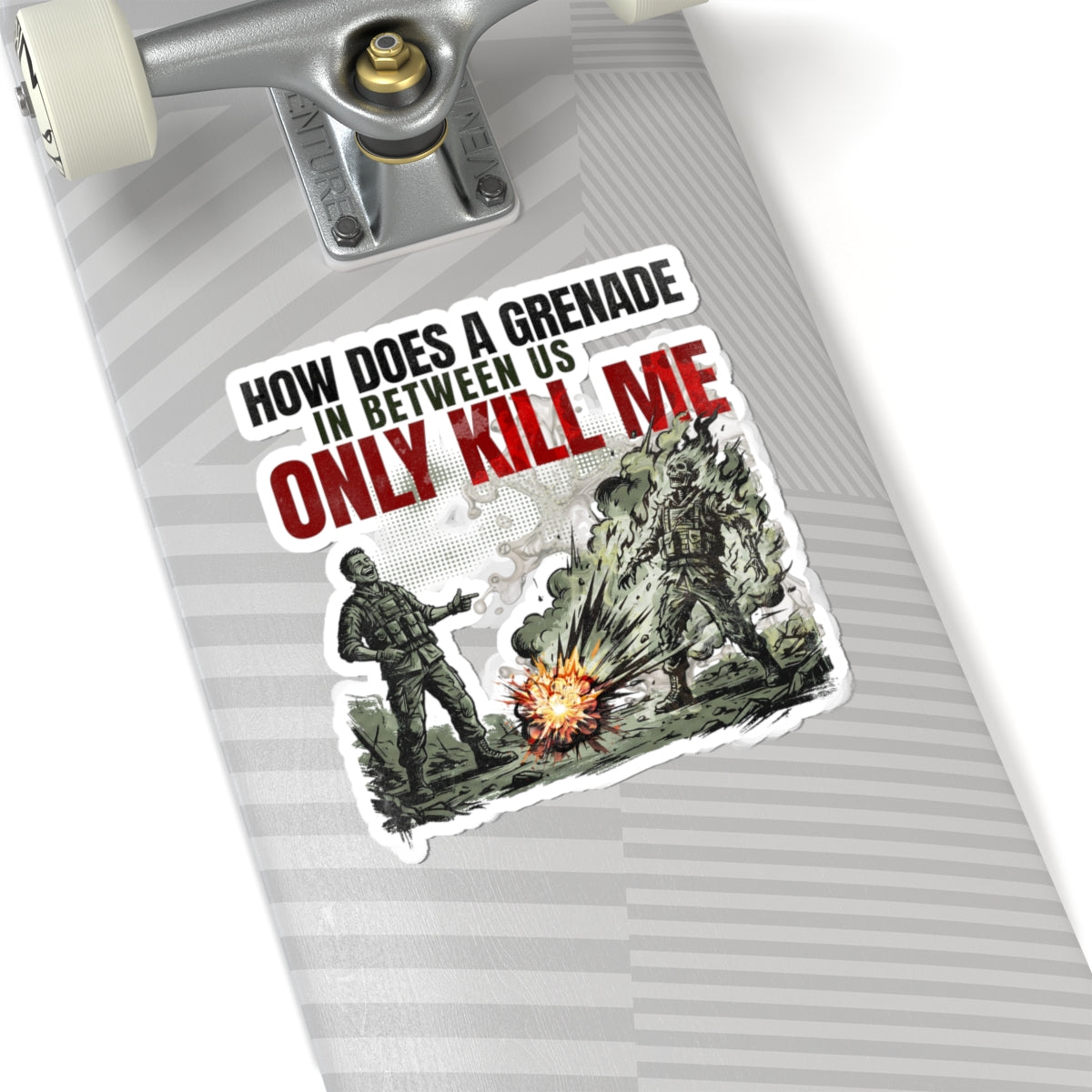 The "Grenade Logic" | Funny FPS Gaming Sticker - FVGF