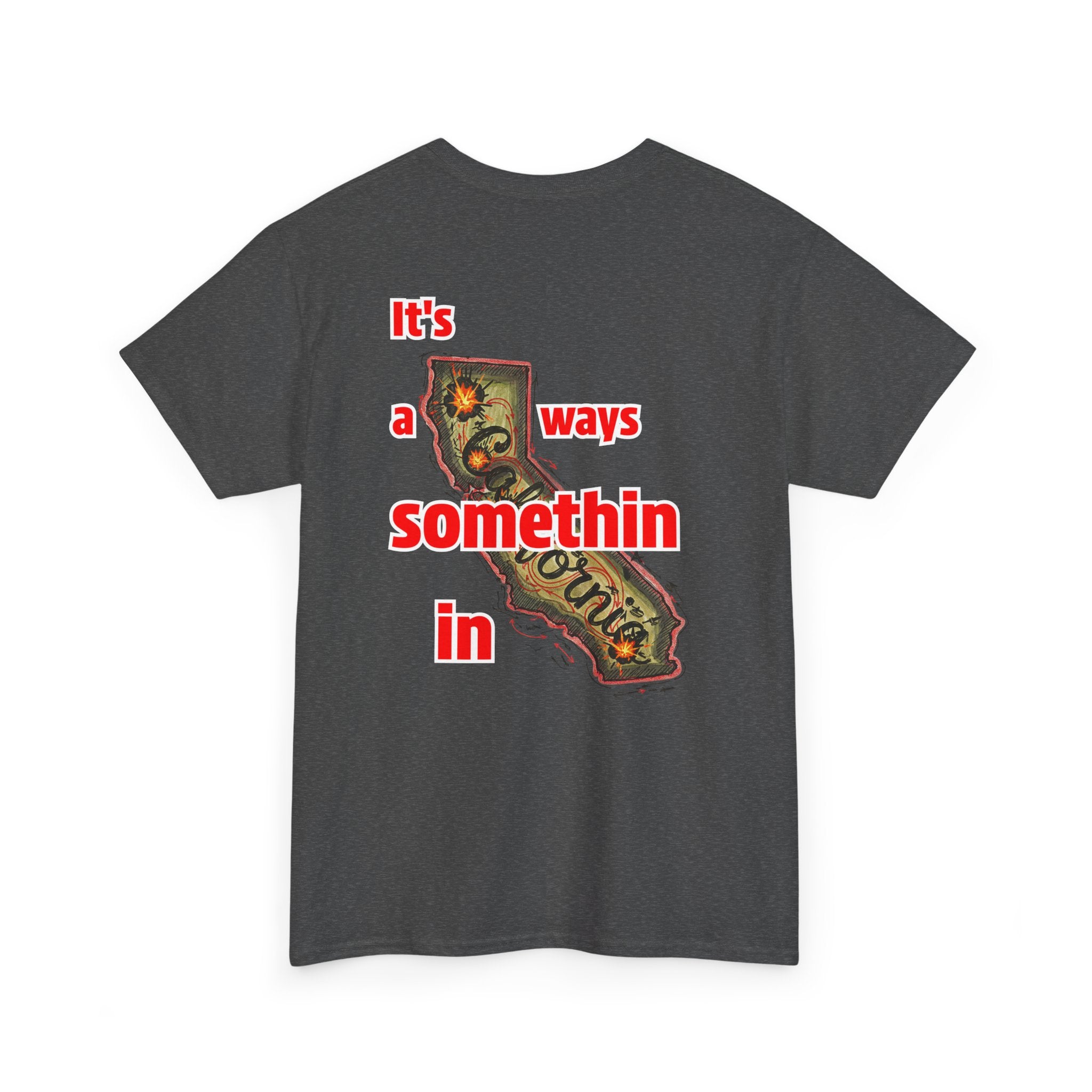 Crazy California T-shirt (Novelty / Tilted)