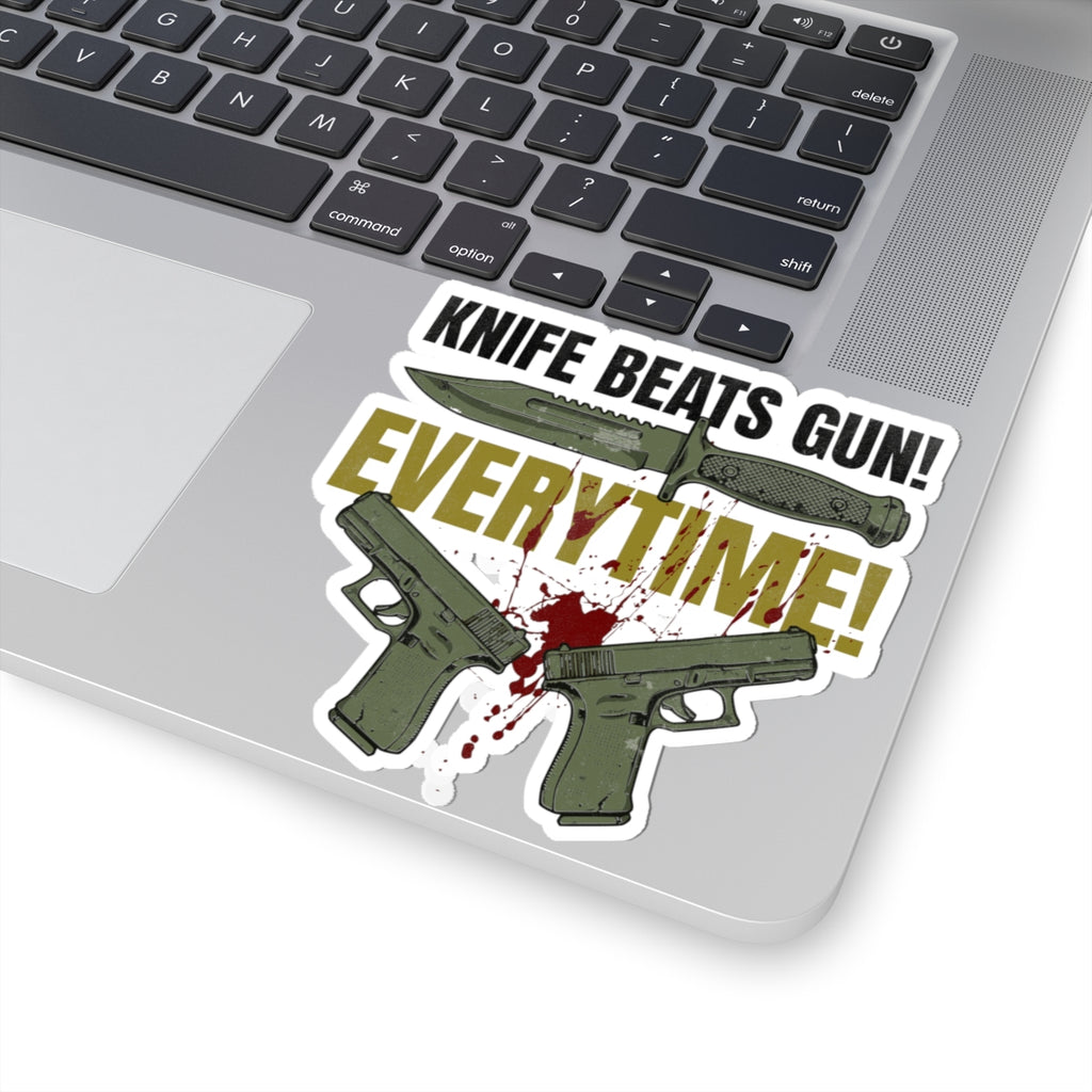 The "Panic Knife" Logic Sticker | Funny FPS Gaming Meme - FVGF