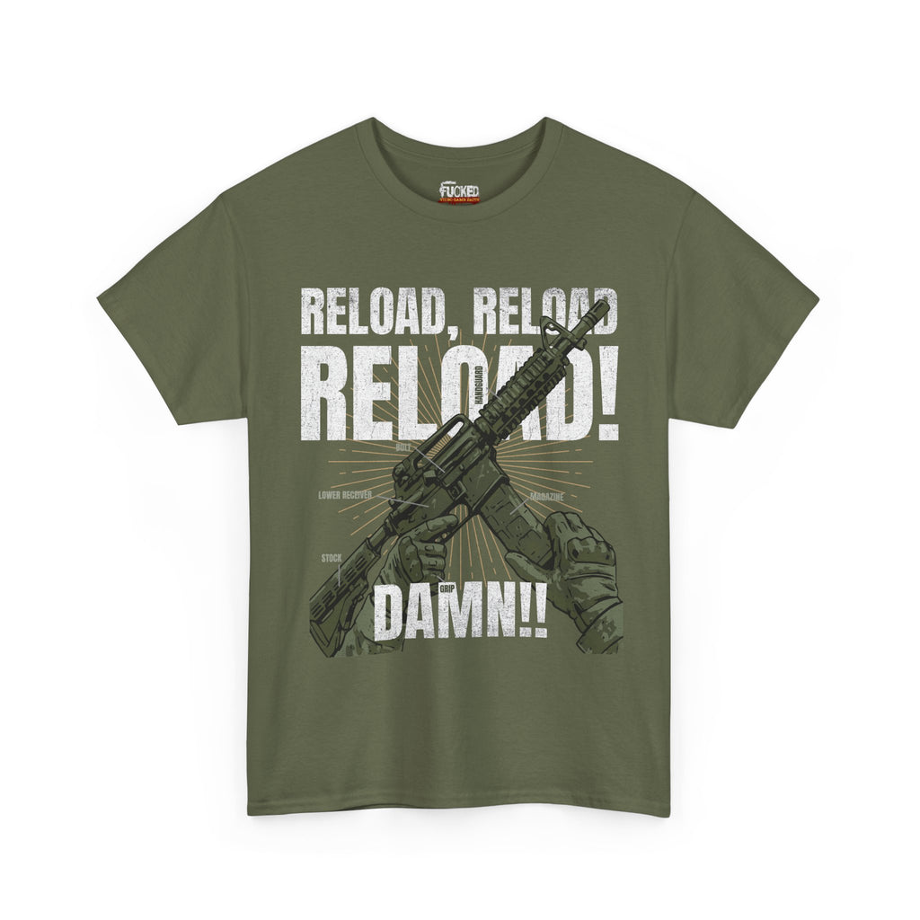 The "Reload Panic" T-Shirt | Funny FPS Gaming Tee - FVGF