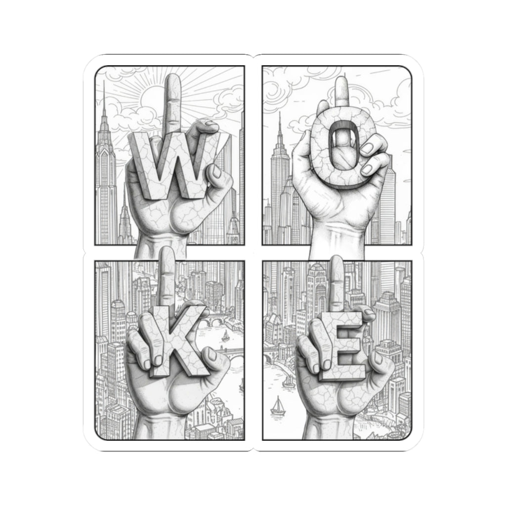 F*uck Woke (Novelty / Metro) - Sticker