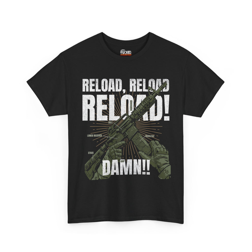 The "Reload Panic" T-Shirt | Funny FPS Gaming Tee - FVGF