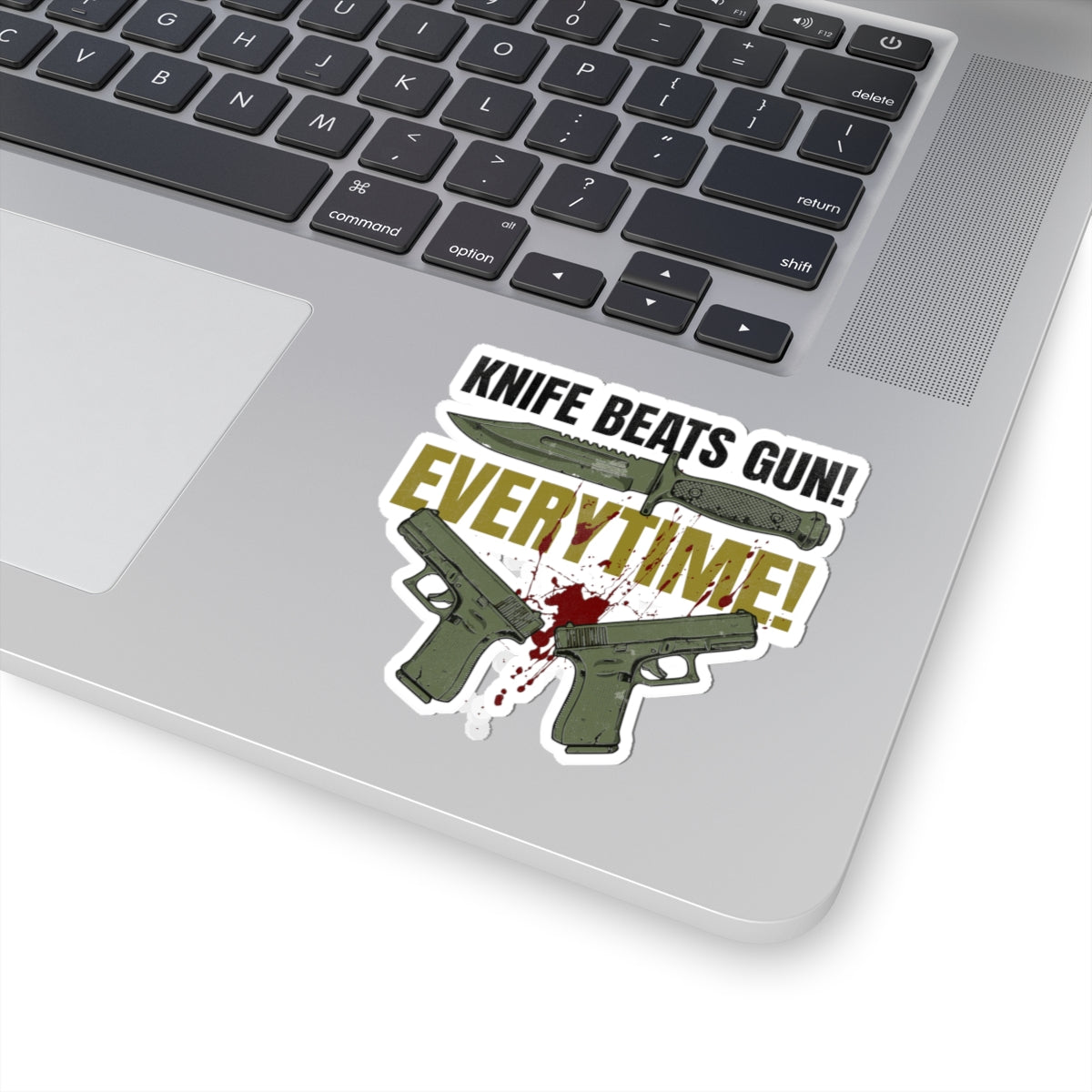 The "Panic Knife" Logic Sticker | Funny FPS Gaming Meme - FVGF