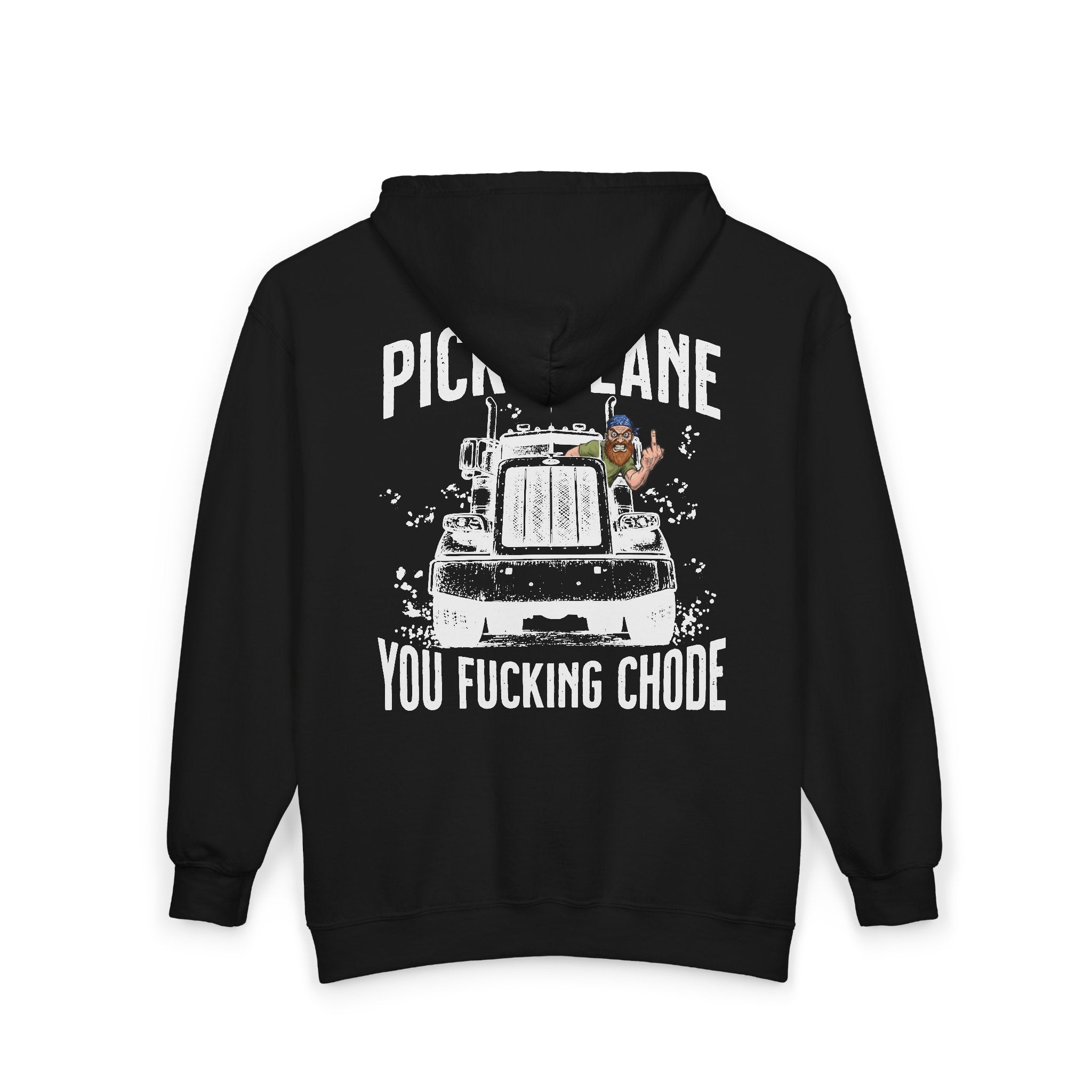Pick a lane you chode (Men's) - Zip hoodie