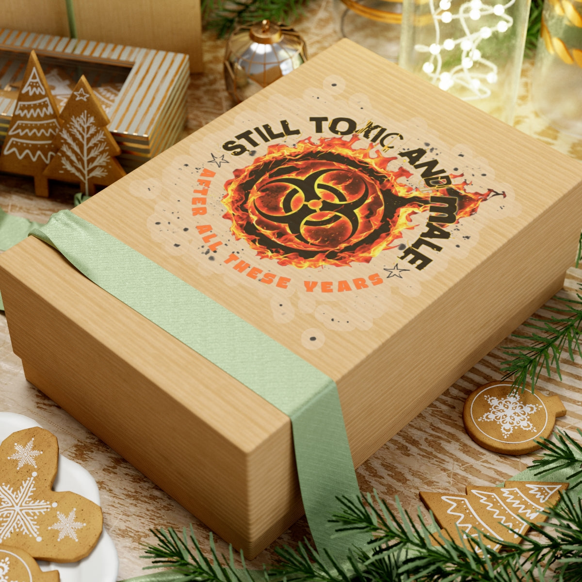 Still Toxic and Male (Fire Symbol) - Sticker